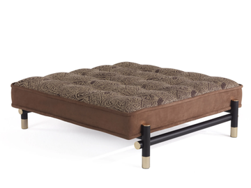 WOODSTOCK - Tufted upholstered fabric pouf by ETRO Home Interiors - view 3